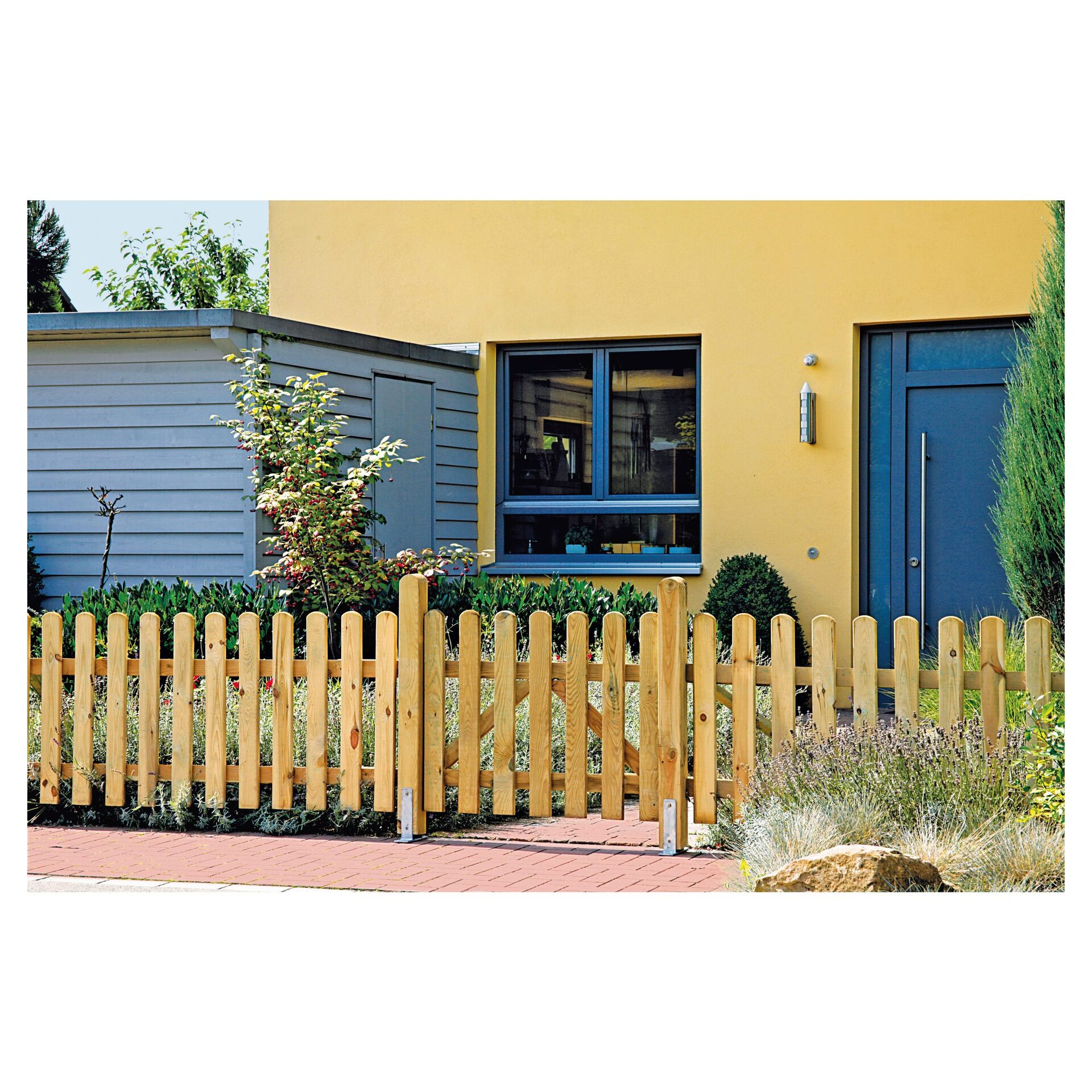 HEIKO-Gartentor gerade, ohne Beschlag