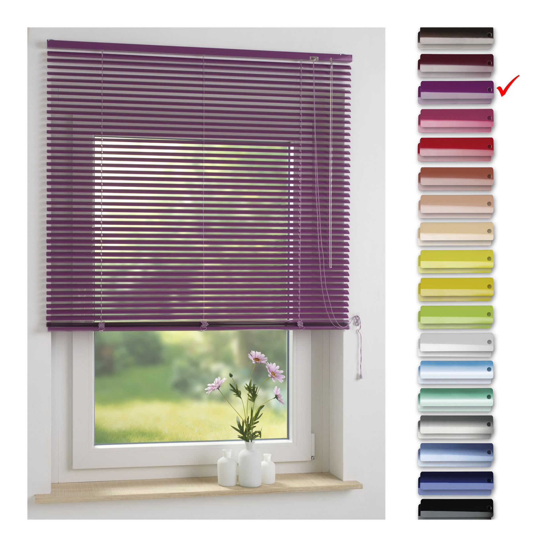 Aluminium-Jalousie für Türen