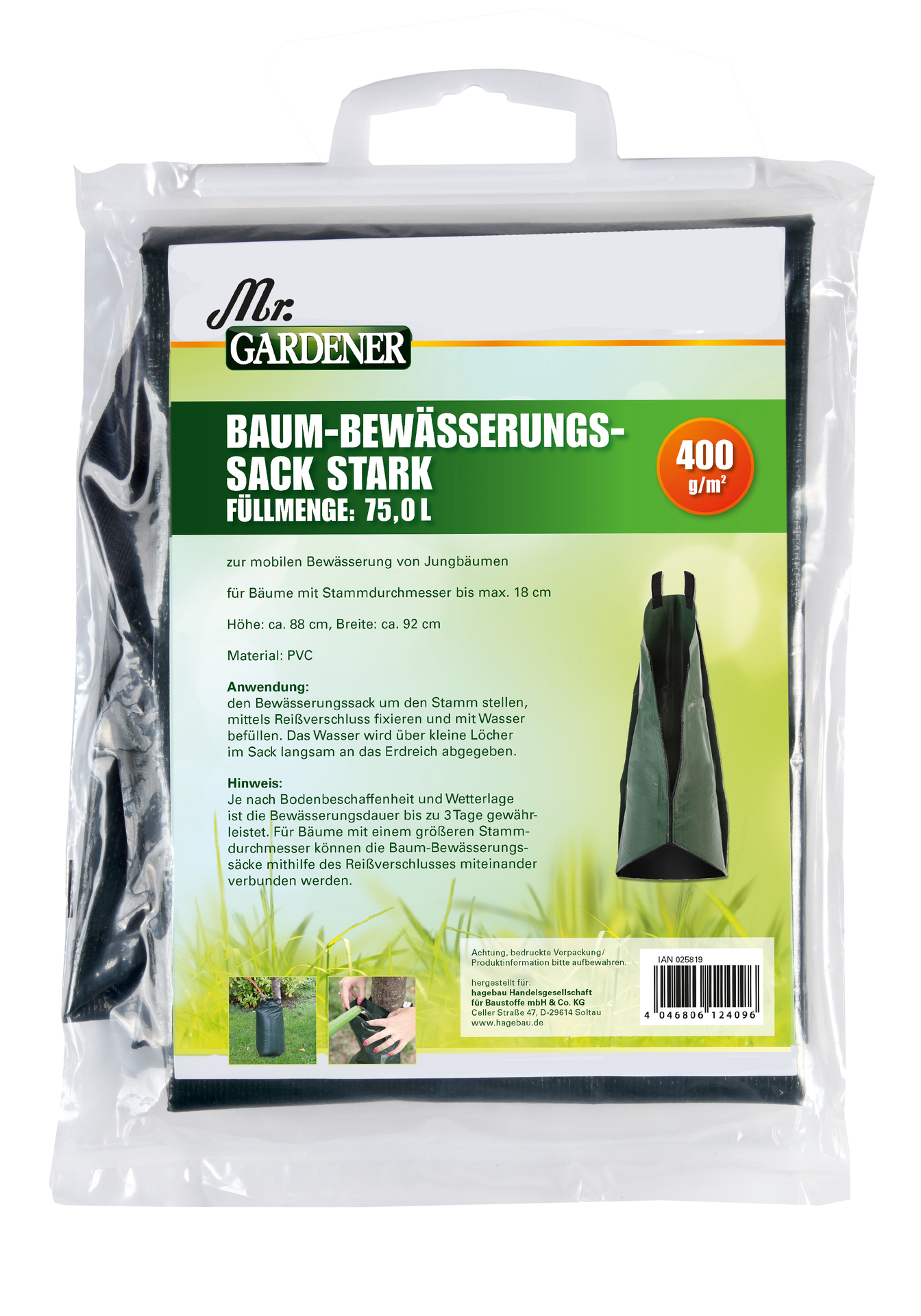 Baum-Bewässerungssack 75L