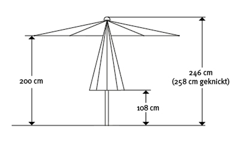 Sonnenschirm Sevilla