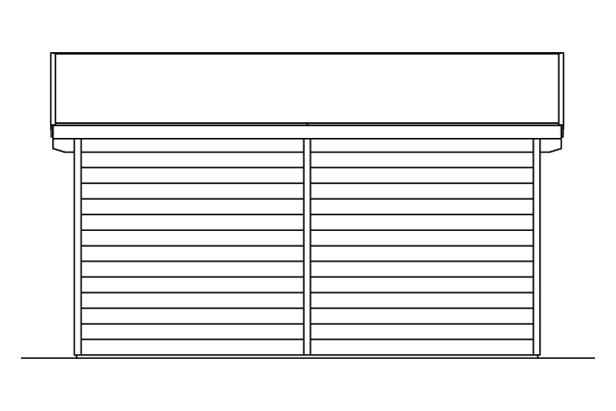 Gartenhaus Ostende 2, 28mm 400 x 300cm