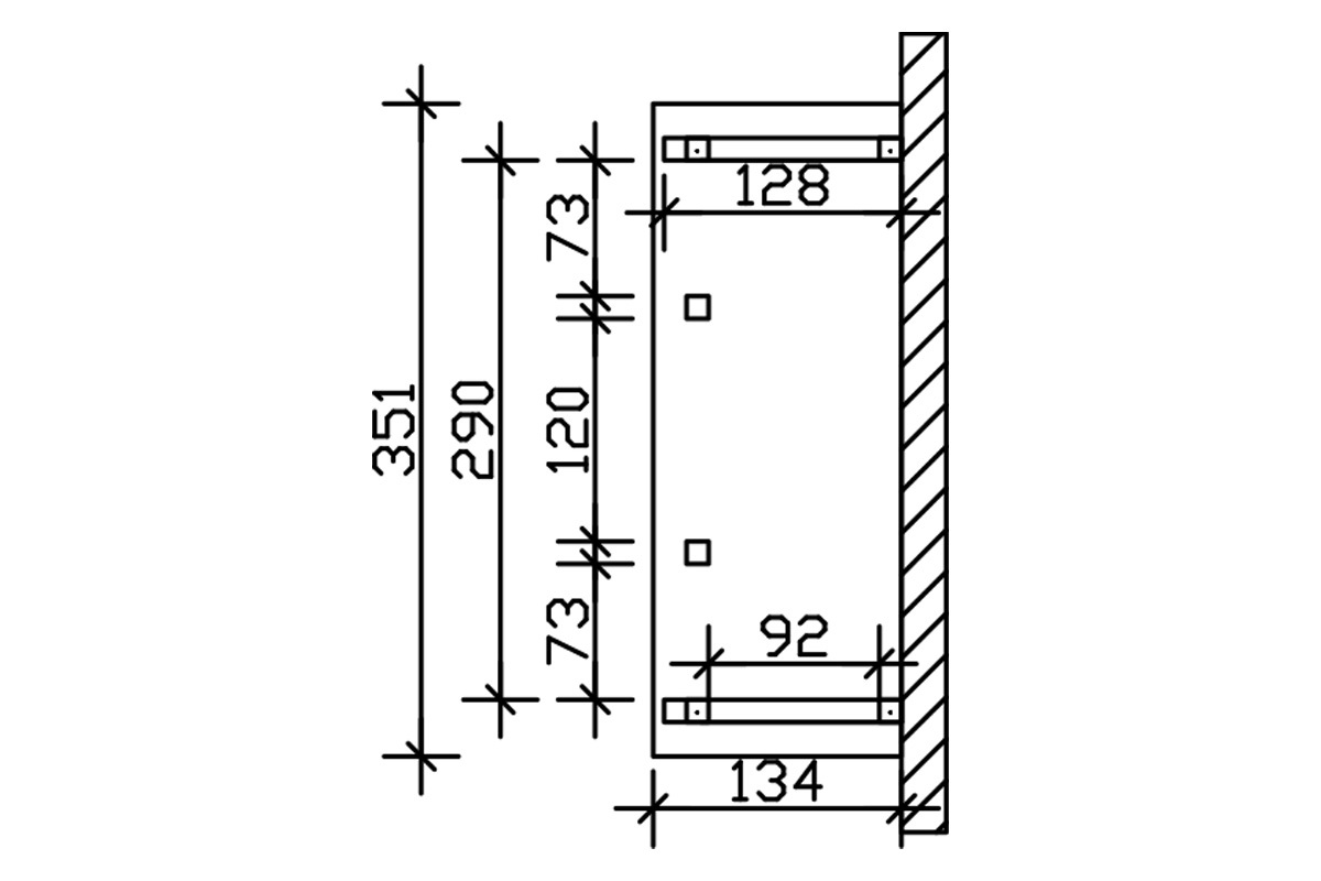 Vordach Wismar 6 Walmdach bei leitermann.de günstig kaufen Vordach Wismar 6 Walmdach