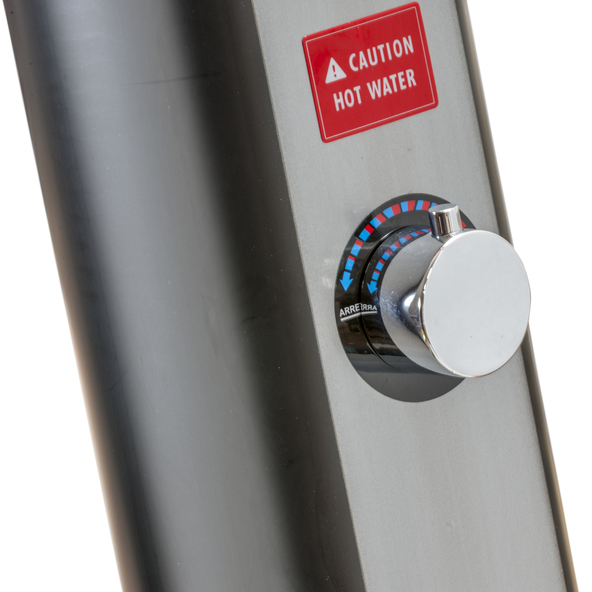 PVC Solardusche mit Fußdusche, 35l, aluminium