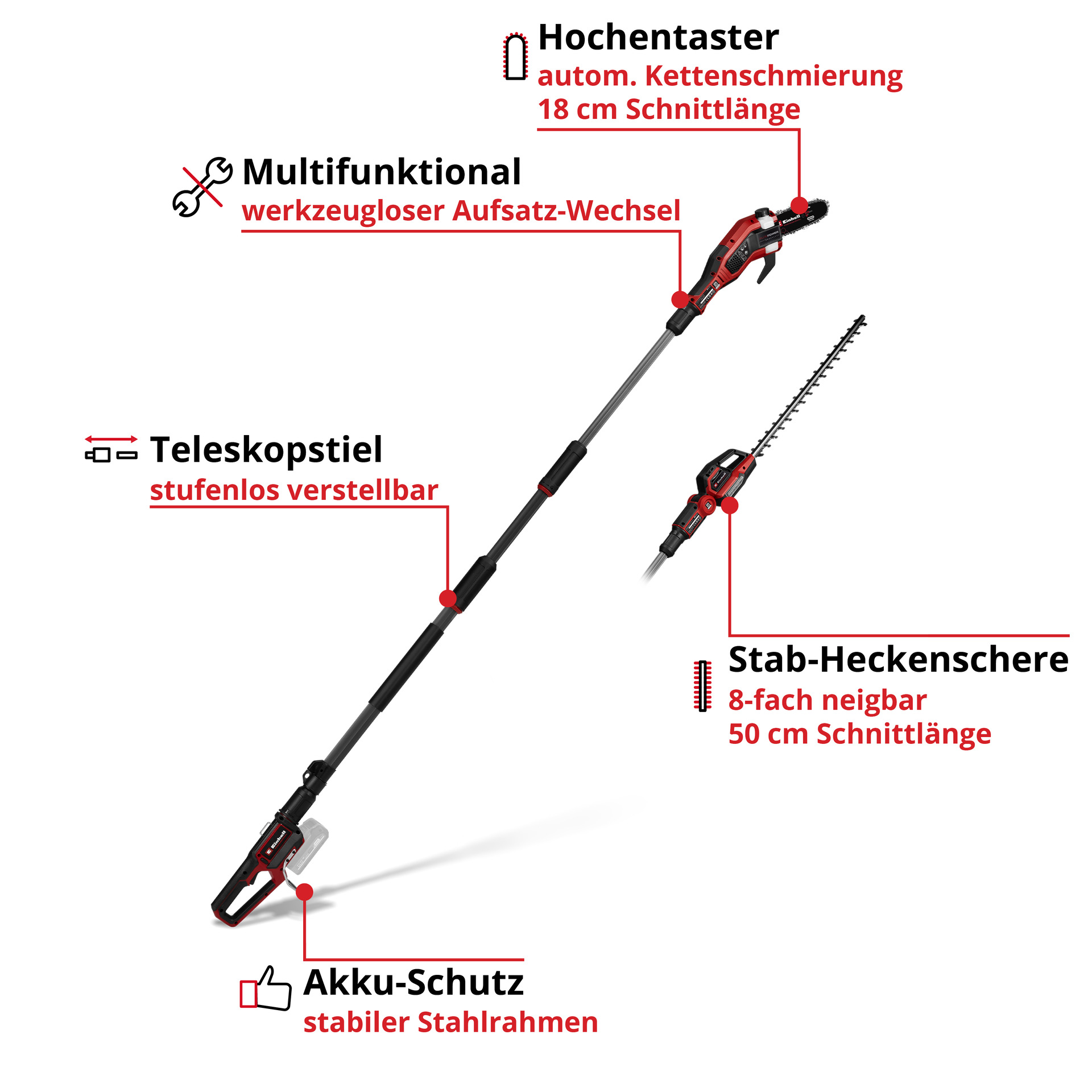 Akku-Multifunktionswerkzeug-GT GP-HC 18/5020 Li T BL-Solo