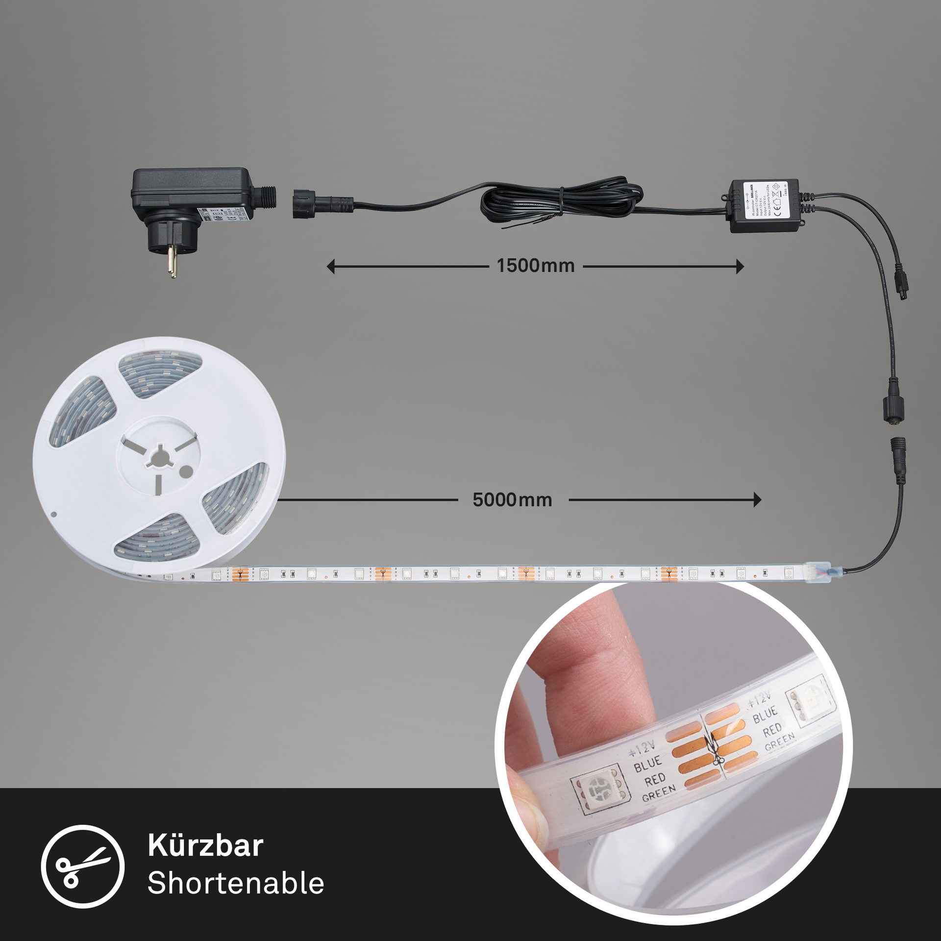 RGB-LED Flexband LED Superline, außen