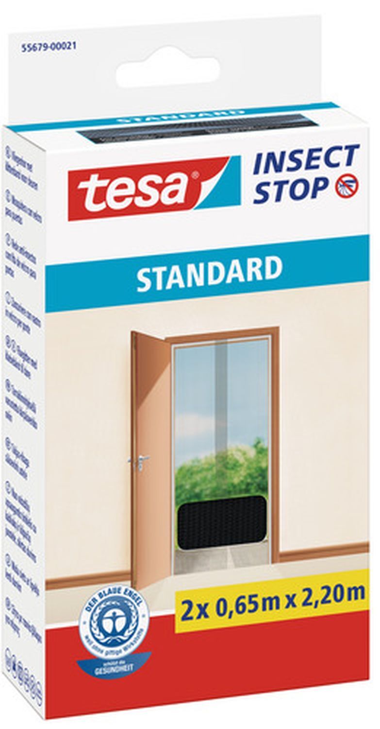 TESA Fliegengitter Standard für Tür, 1m x 2,20m, x 0,65m