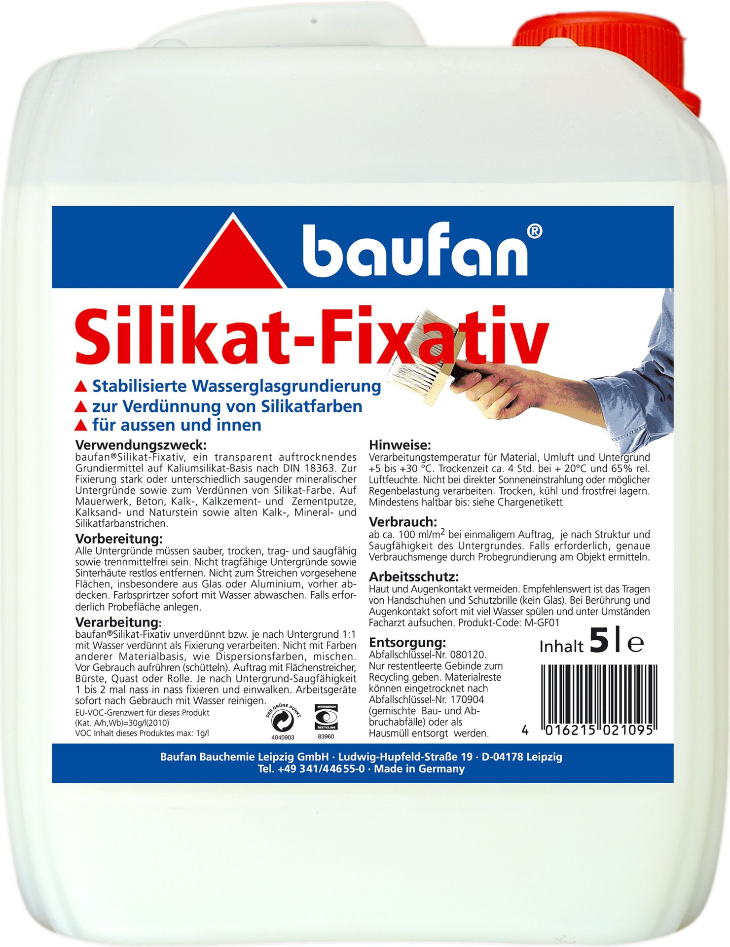 Baufan Silikat-Fixativ 5,0 l