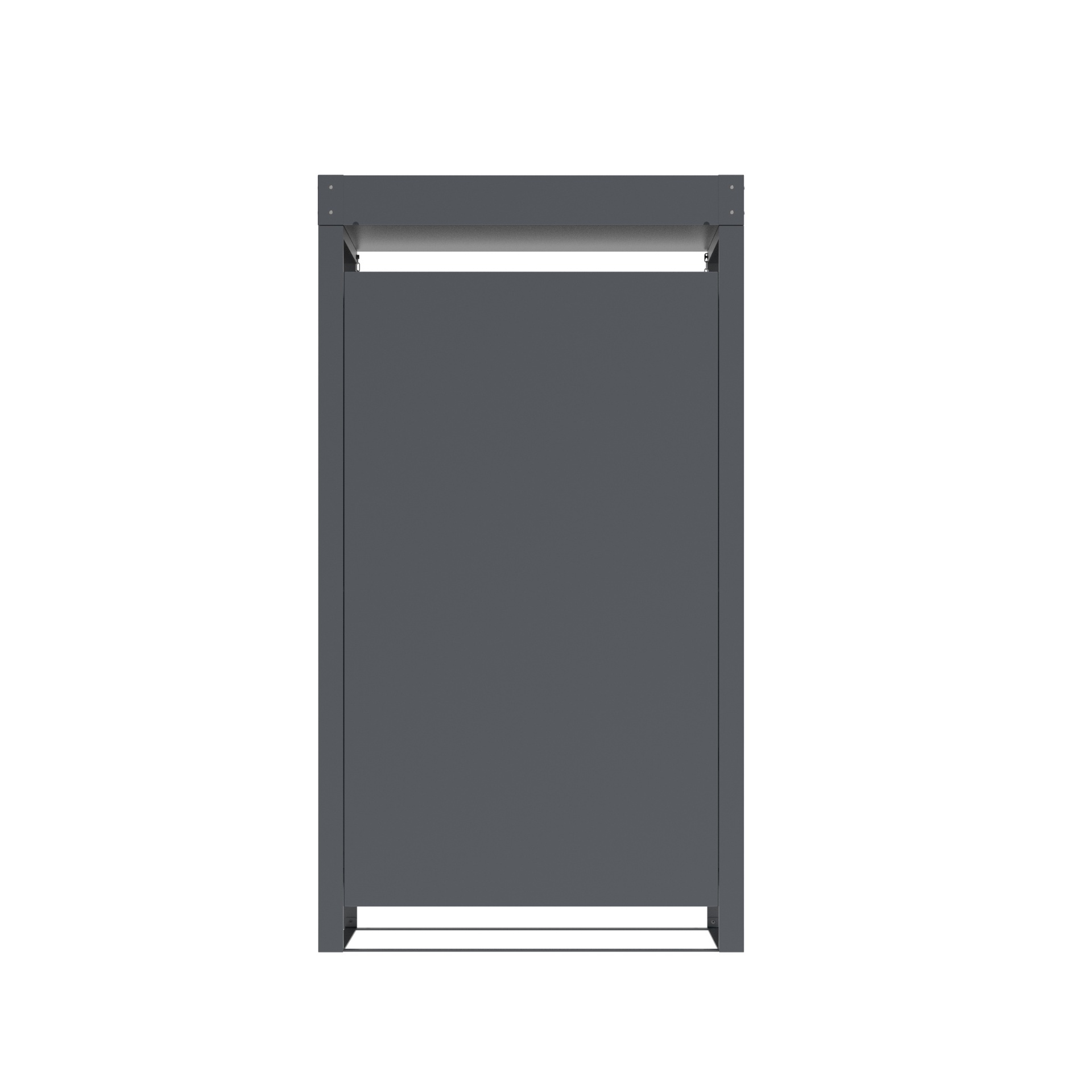 Mülltonnenbox mit Pflanzkasten