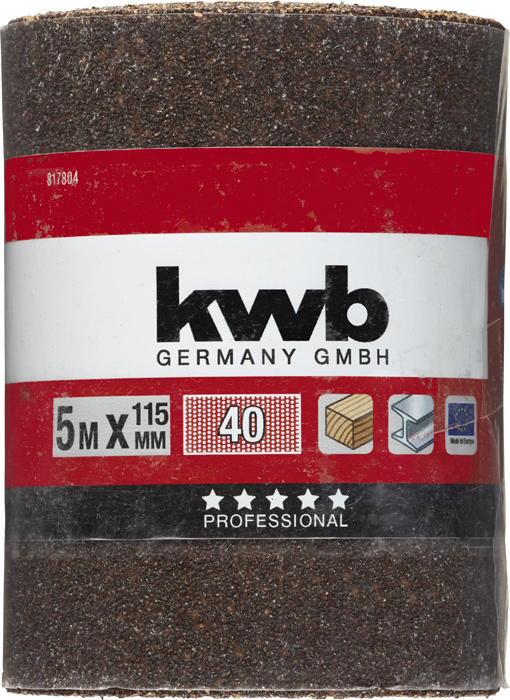 Schleifmittel auf Rollen