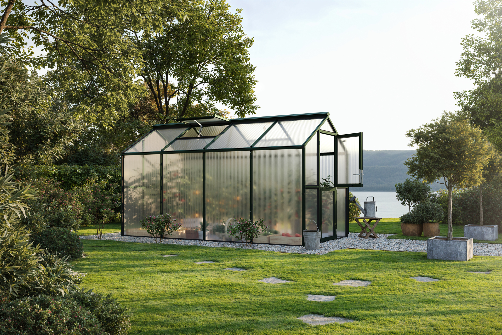 Gewächshaus Galant IV bei leitermann.de günstig kaufen Gewächshaus Galant IV