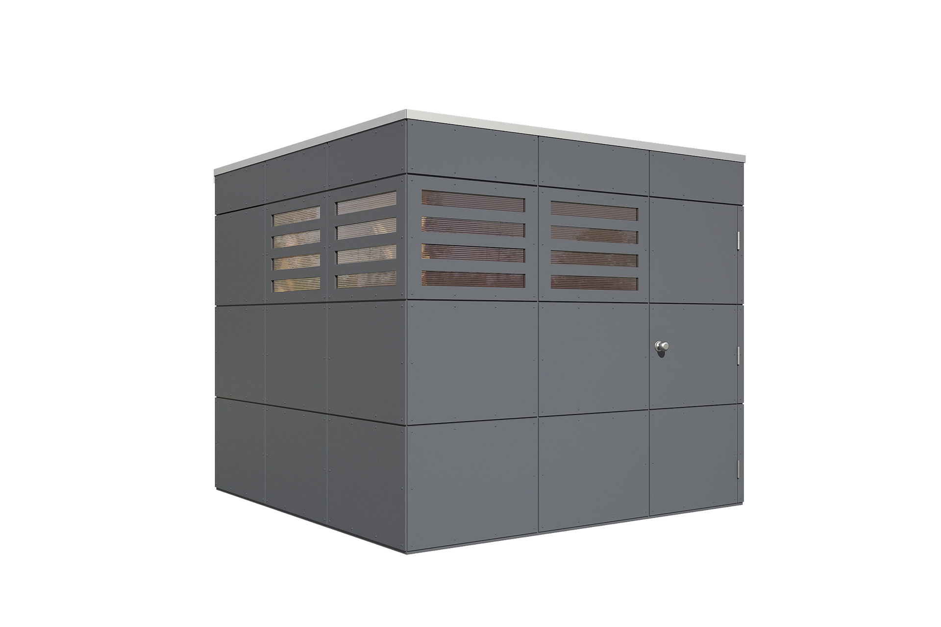 Gartenhaus Brisbane schiefergrau