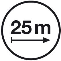 Sprinklersystem Verlegerohr, 25 mm, 25 m-Rolle