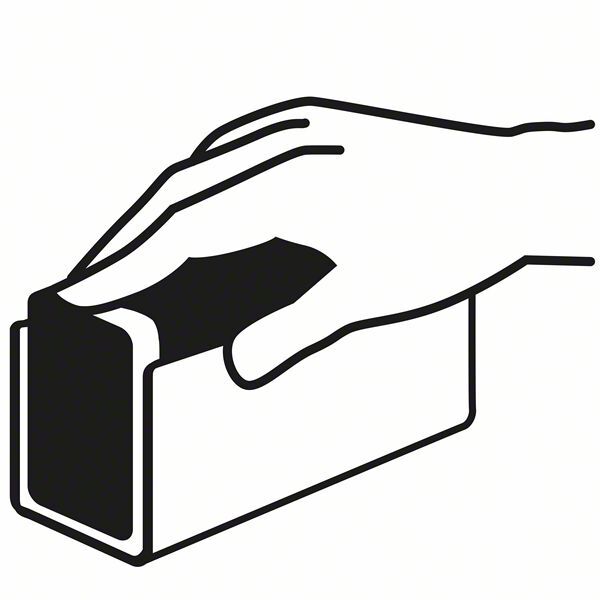 EXPERT N880 Vliespad zum Handschleifen, 152 x 229 mm, Mehrzweck. Für Handschleifen