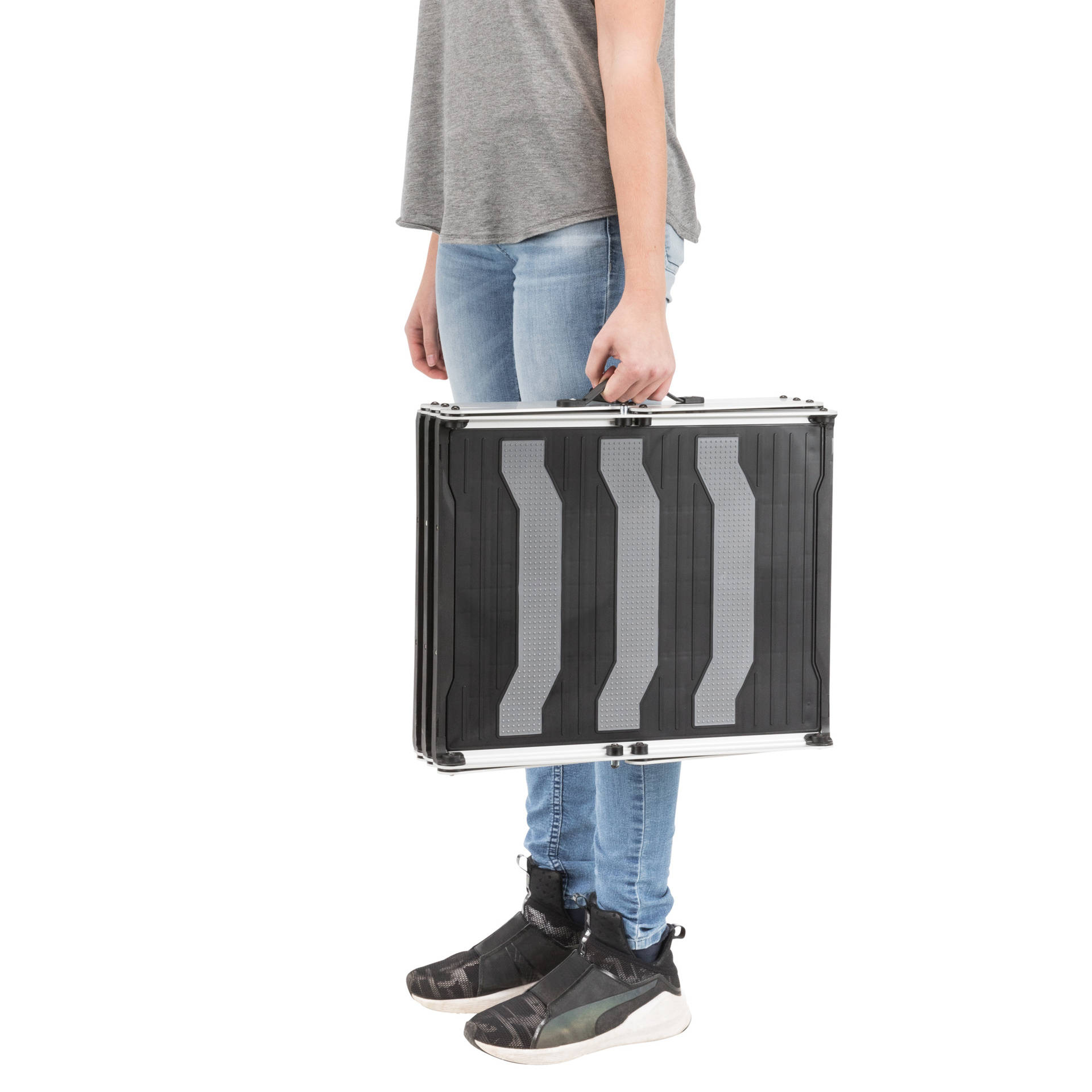 Falt-Treppe, Aluminium/TPR bei leitermann.de günstig kaufen Falt-Treppe, Aluminium/TPR