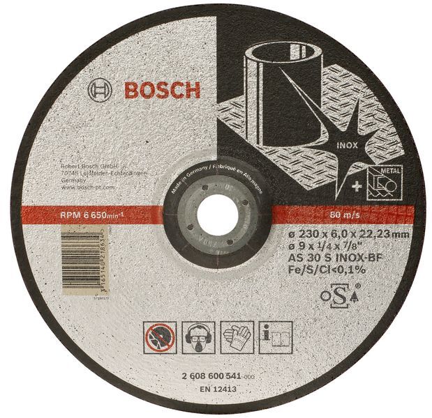 Bosch Schruppscheibe 115×6 mm für INOX