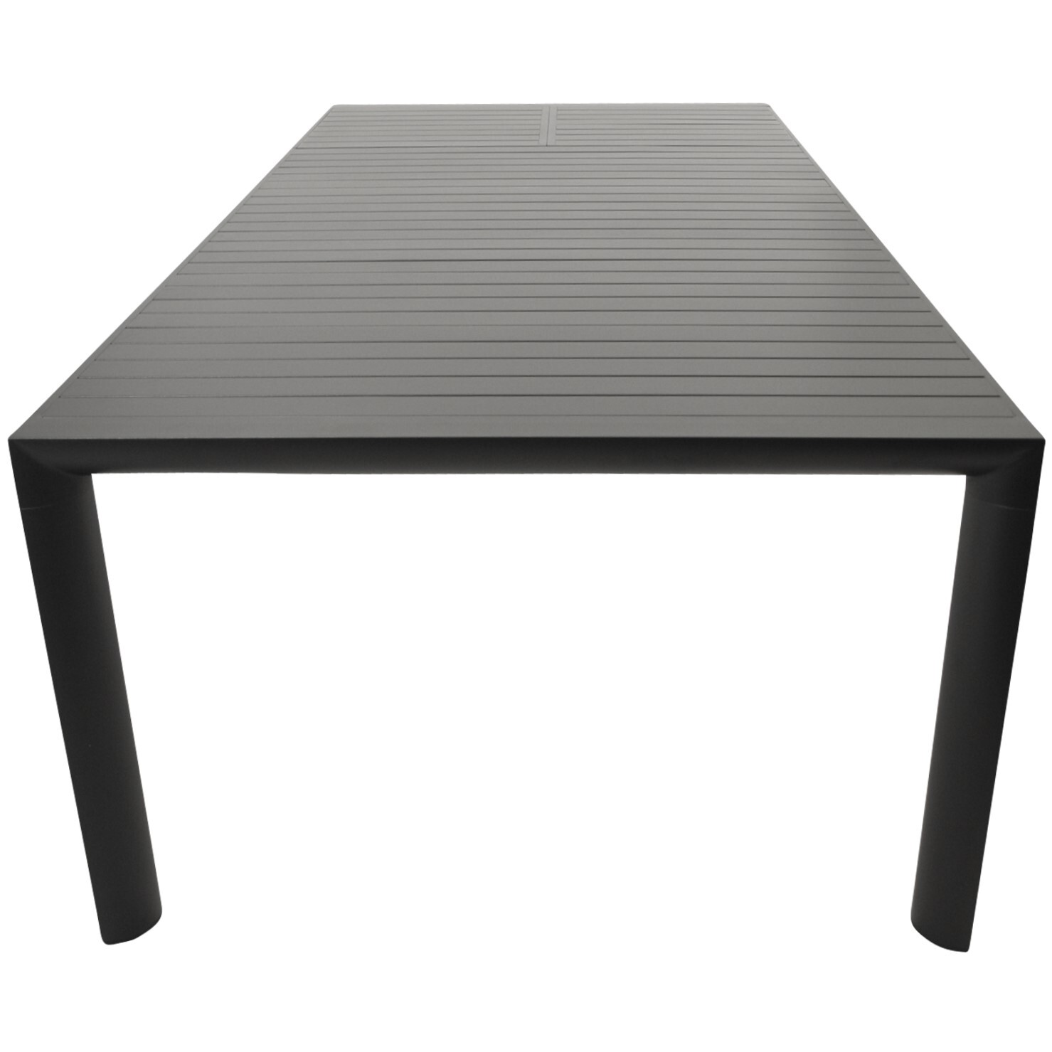 Ausziehtisch 195/255x120cm, Alu anthrazit