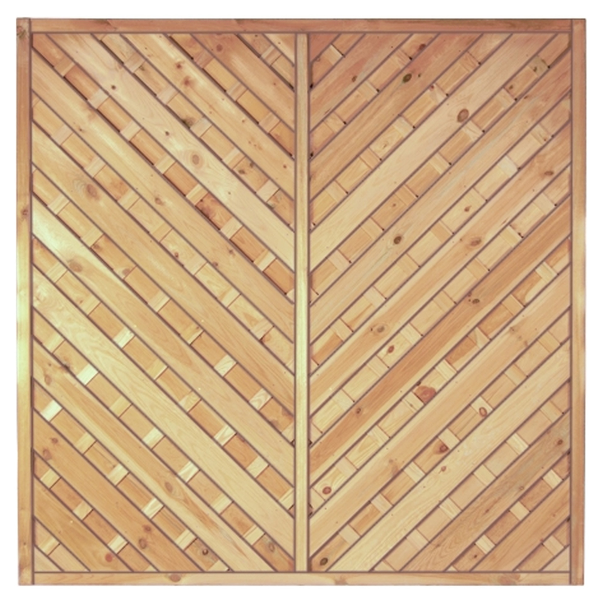 Maxi-Diagonal Lamellen geriffelt & geschraubt