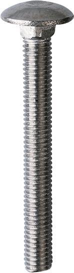 Flachrundschraube DIN 603 M 8x 80 A2 E-NORMpro 100 Stück