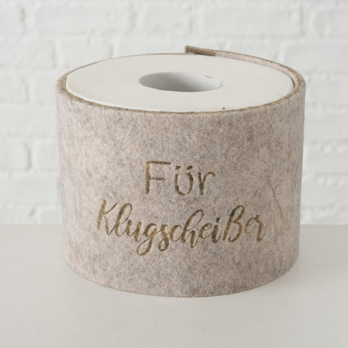 Dekoaufsteller Banderole Toilett-Papier, 12-fach sortiert bei leitermann.de günstig kaufen Dekoaufsteller Banderole Toilett-Papier, 12-fach sortiert