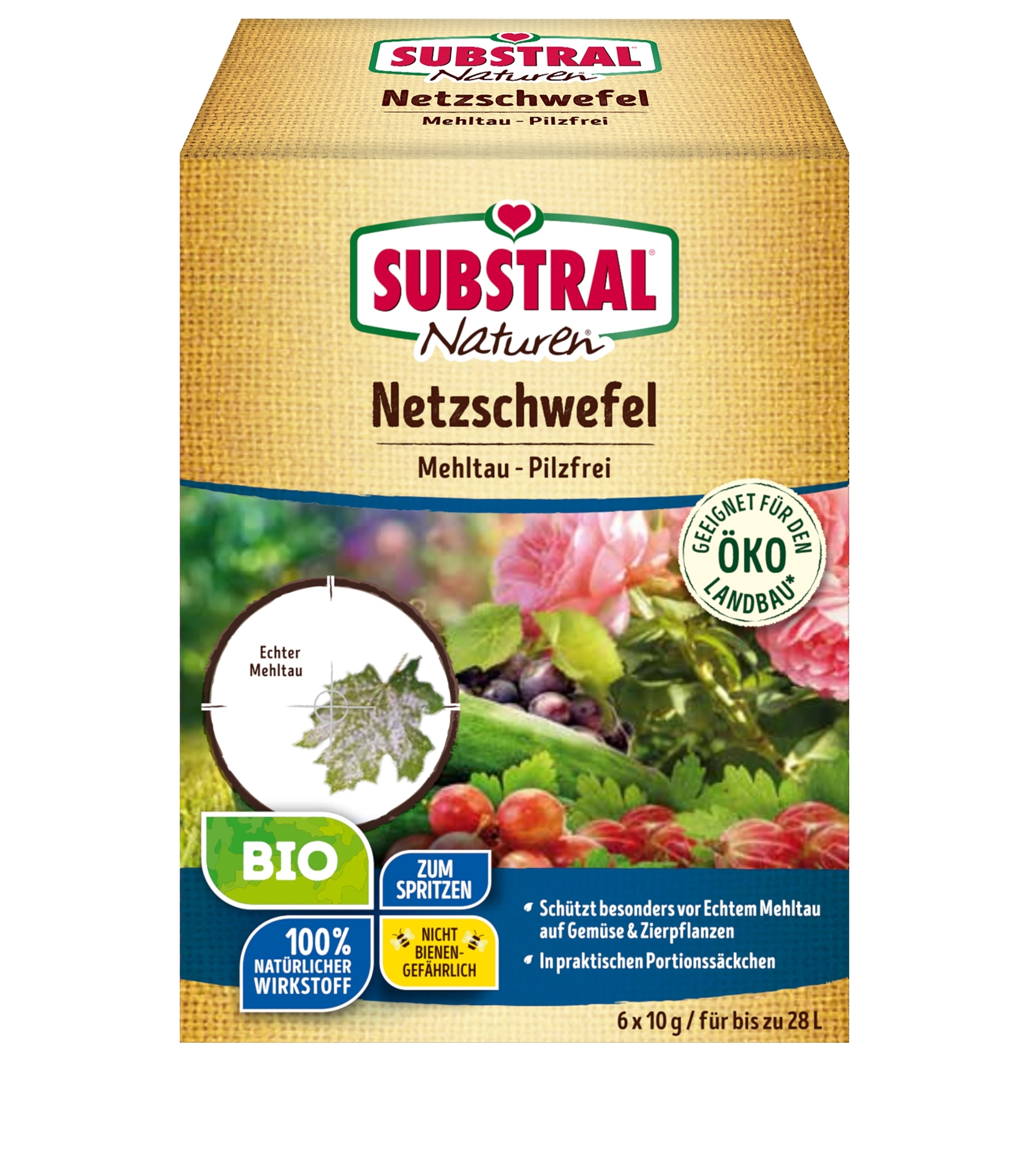 Evergreen Garden Care Bio Netzschwefel Mehltau-Pilzfrei