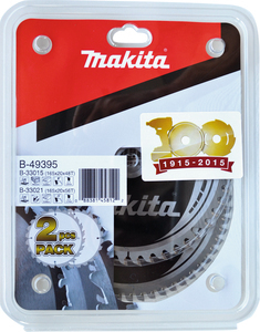 Makita Werkzeug GmbH HM-Sägeblatt -SET 165MM 2 Stück