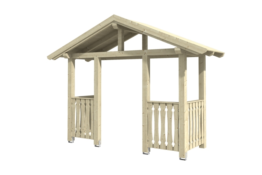 Vordach Stralsund 6 Satteldach bei leitermann.de günstig kaufen Vordach Stralsund 6 Satteldach