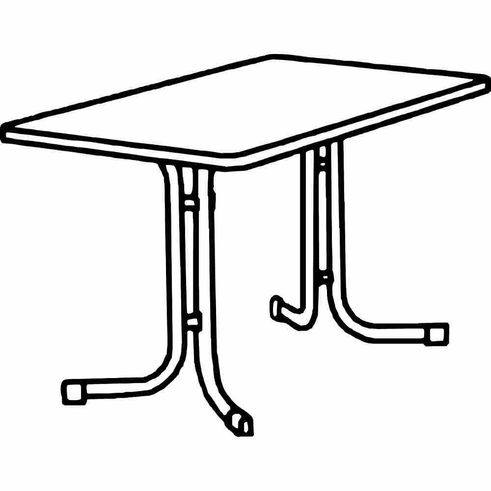 Gartentisch, weiß bei leitermann.de günstig kaufen Gartentisch, weiß