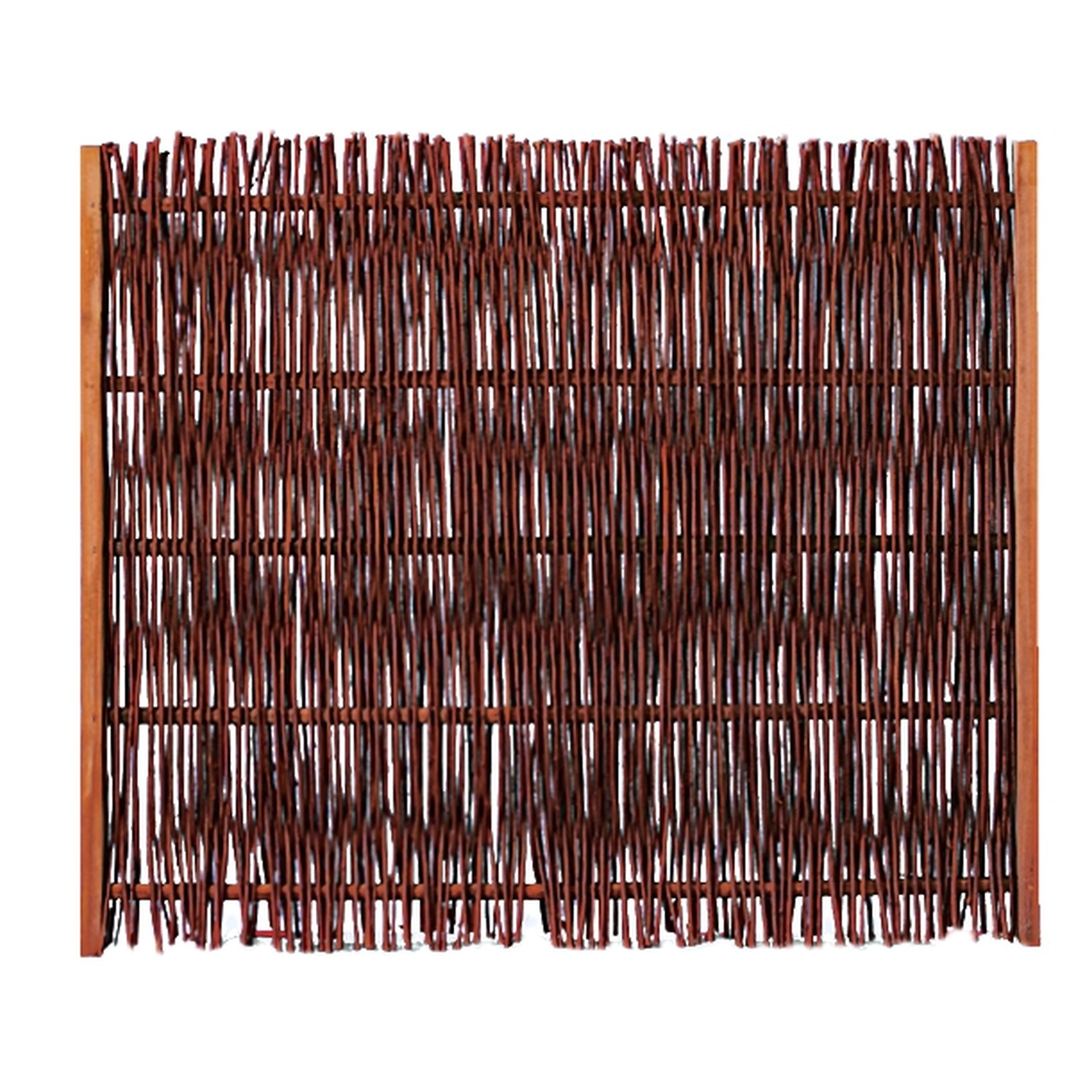 FUEGO Weidengeflechtzaun m.seitl. Rahmen