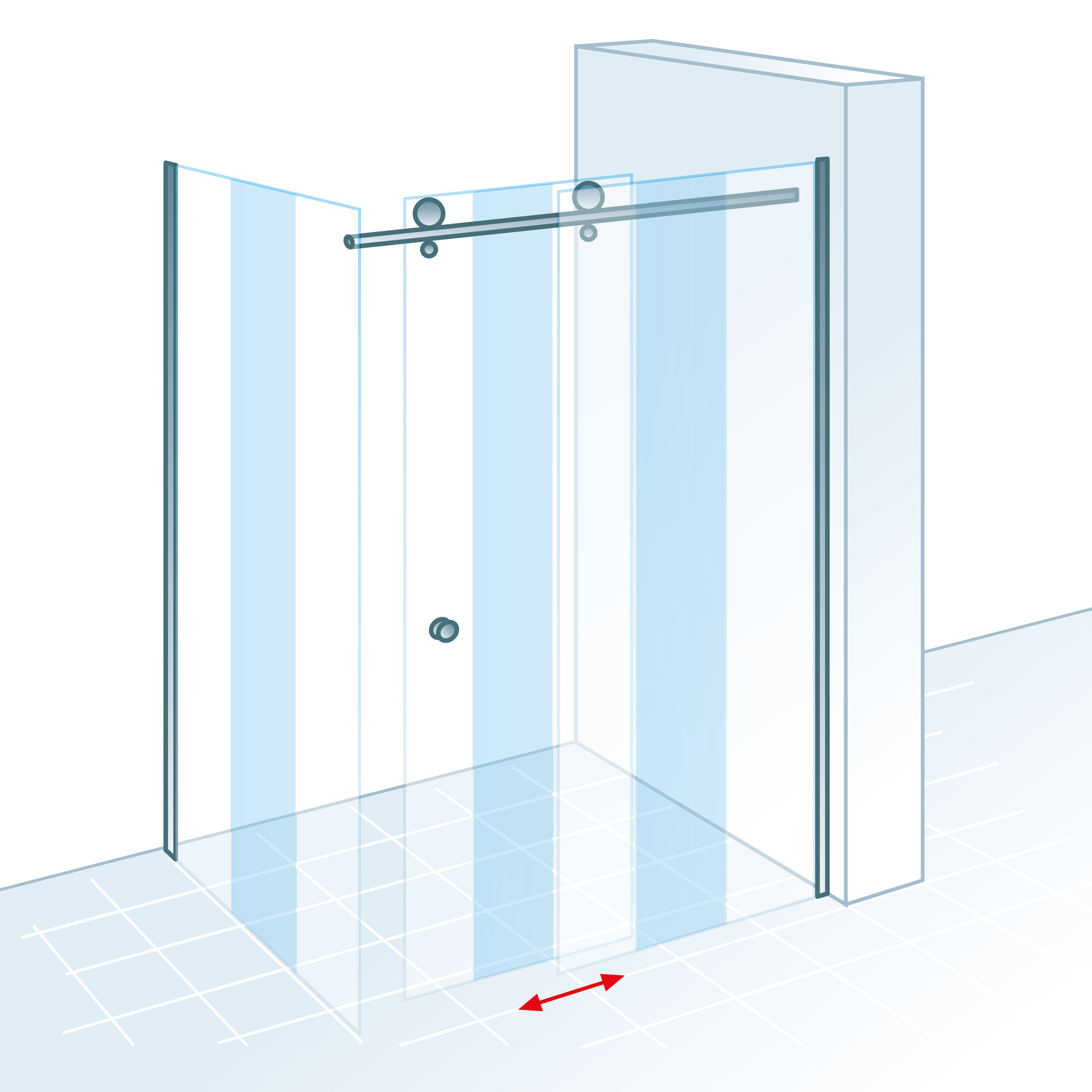 ExpressPlus MasterClass Eckdusche mit Seitenwand + Duschwanne, 90x120x200cm bei leitermann.de günstig kaufen ExpressPlus MasterClass Eckdusche mit Seitenwand + Duschwanne, 90x120x200cm