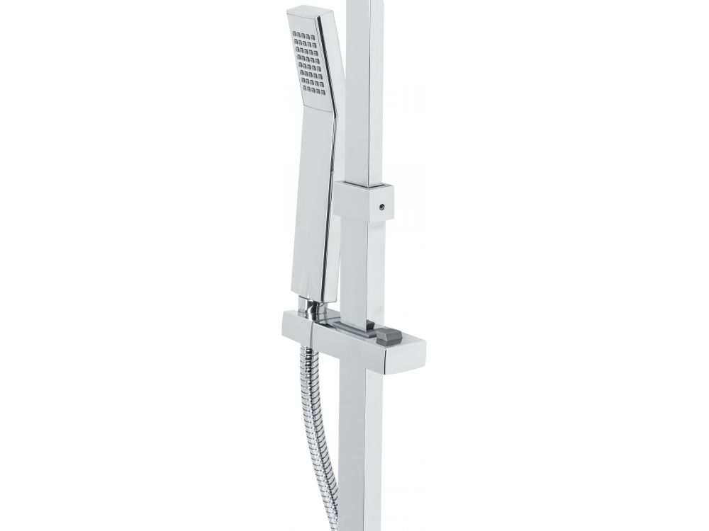 Wellness Duschsystem eckig mit Thermostat KAHUNA