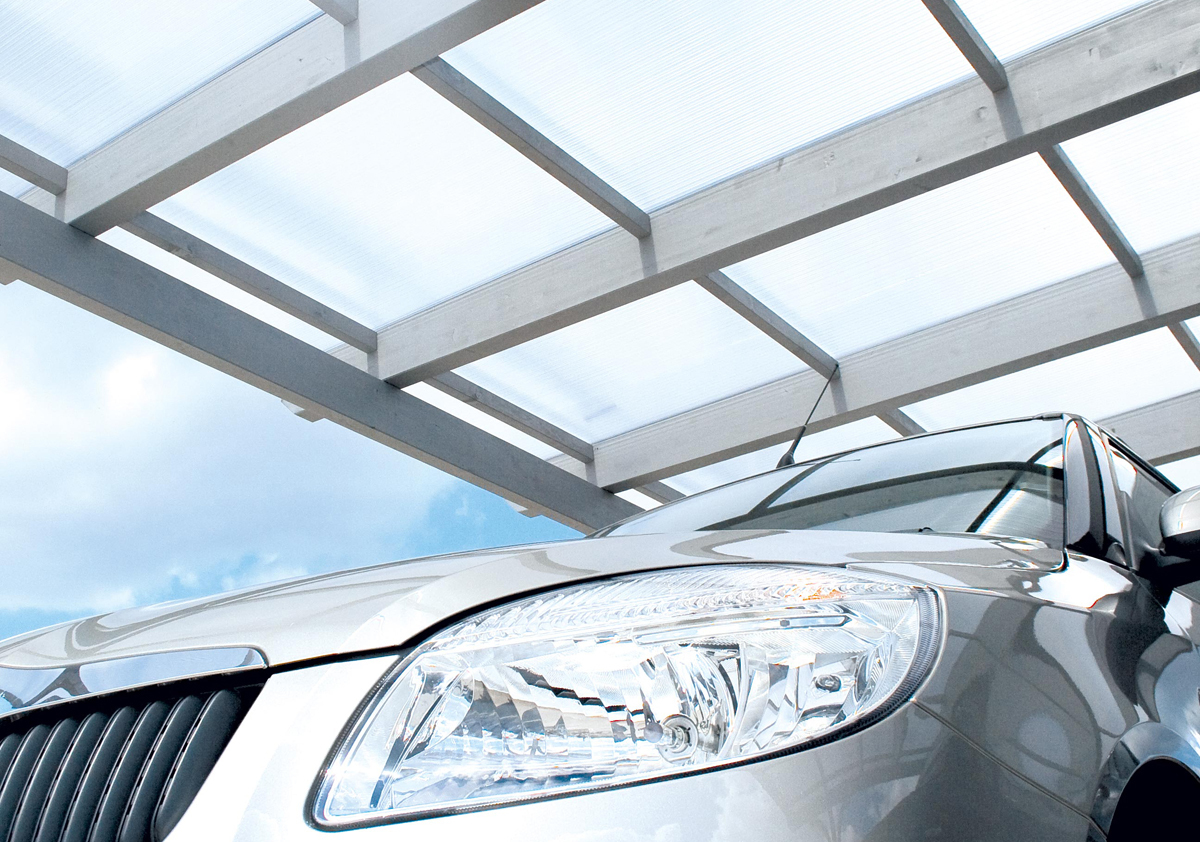 Carport Odenwald gerade Kopfbänder