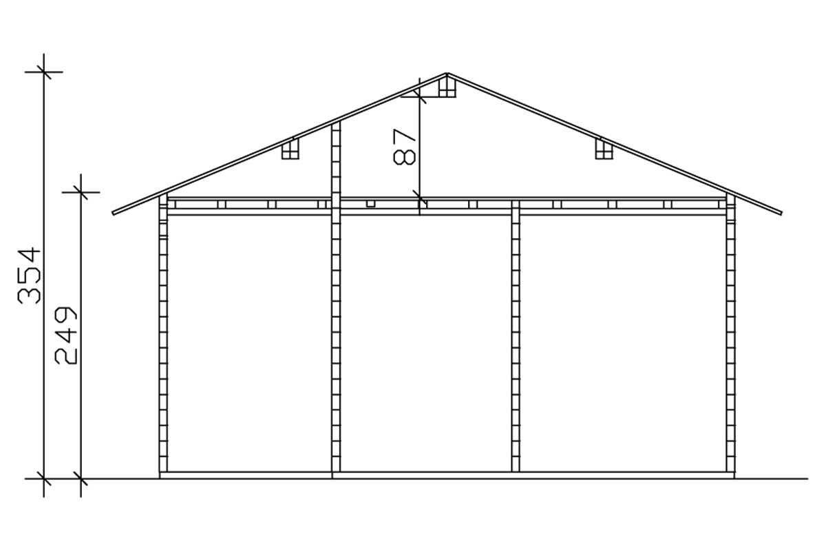 Freizeithaus Ontario 600x500cm bei leitermann.de günstig kaufen Freizeithaus Ontario 600x500cm