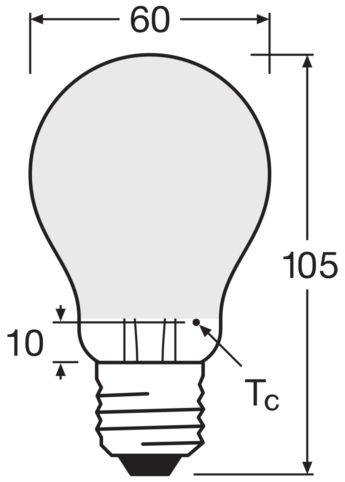 LED-Lampe Kolbenform A60, 3er-Pack, E27 6,5W 806lm 2700K 60W-Ersatz bei leitermann.de günstig kaufen LED-Lampe Kolbenform A60, 3er-Pack, E27 6,5W 806lm 2700K 60W-Ersatz