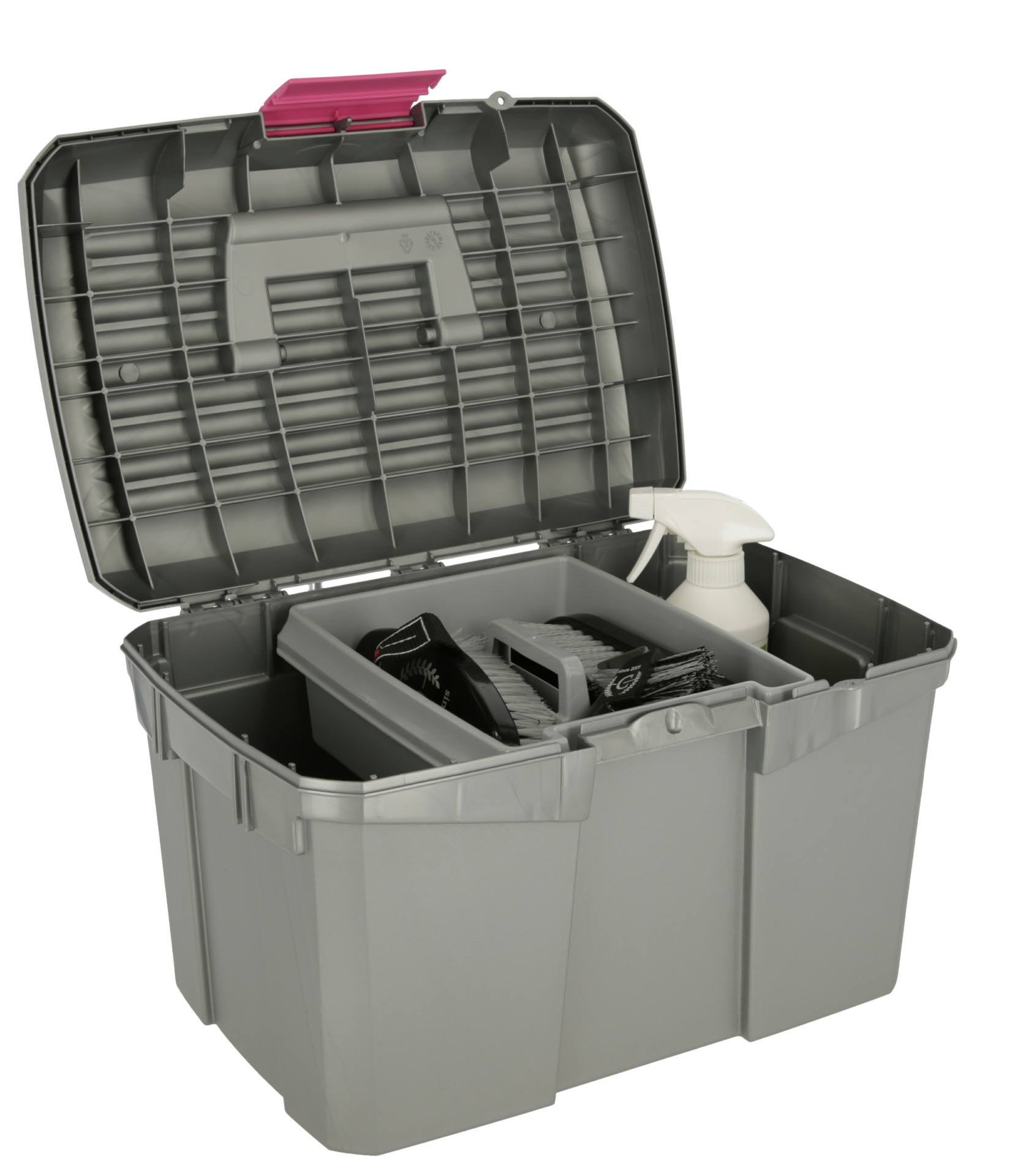Putzbox Siena grau/pink bei leitermann.de günstig kaufen Putzbox Siena grau/pink