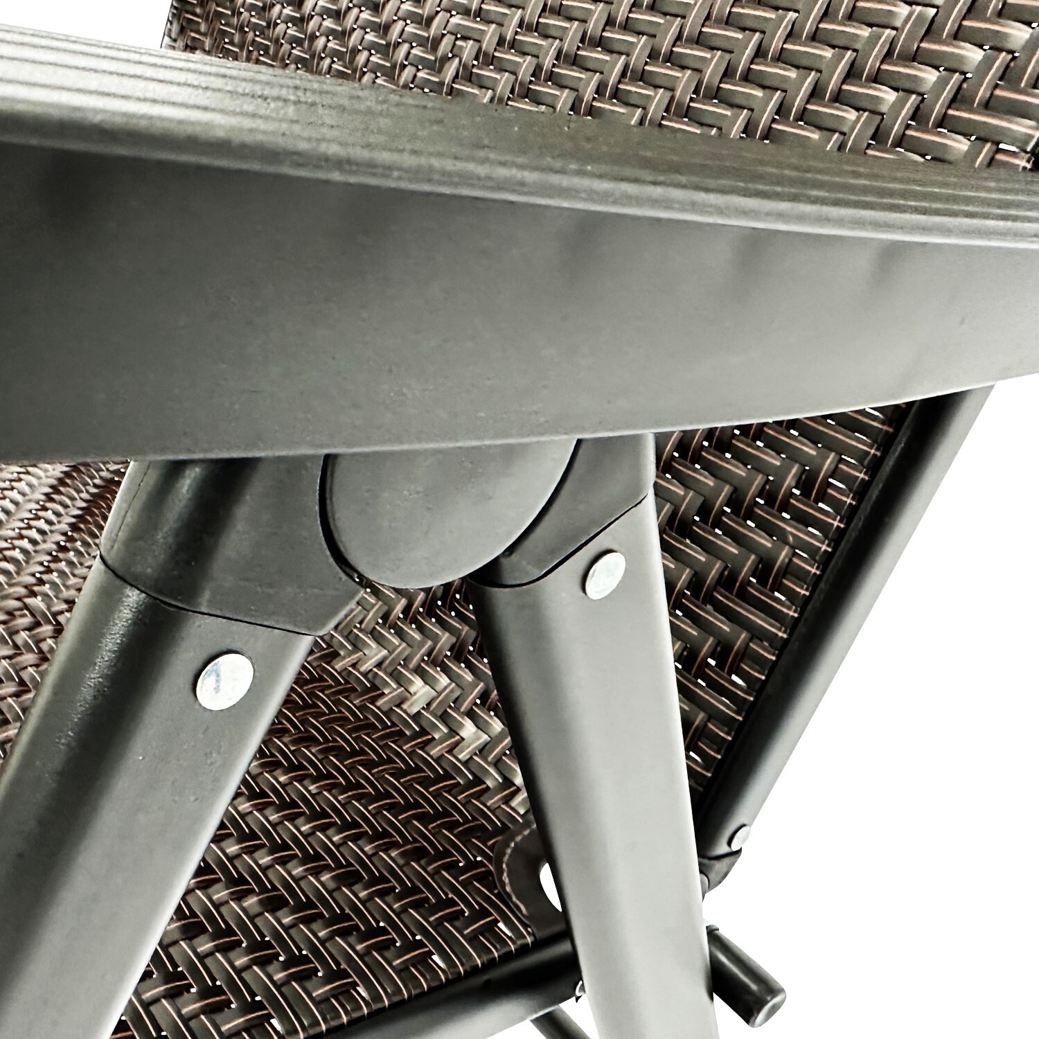 Klappsessel Hochlehner, Stahl/Polyrattan, braun bei leitermann.de günstig kaufen Klappsessel Hochlehner, Stahl/Polyrattan, braun