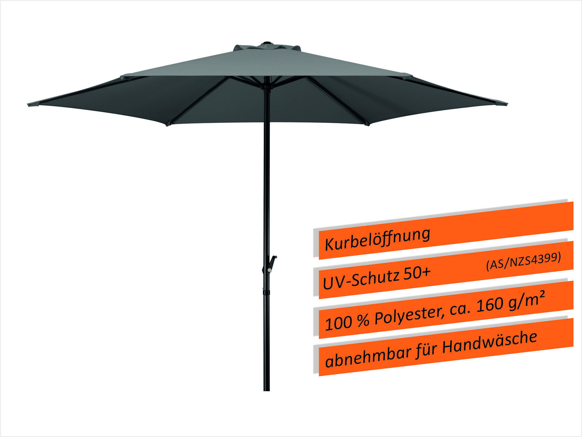 Sonnenschirm Bergamo Ø 300/6cm