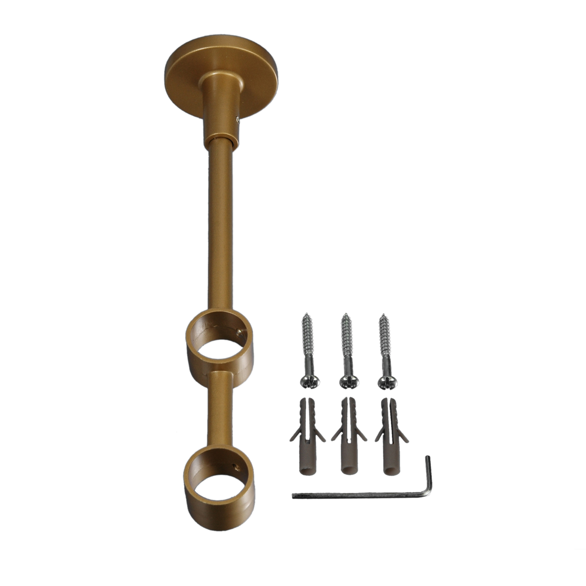Doppelträger geschlossen für Gardinenstangen 20cm, zweiläufig, 1 Stück bei leitermann.de günstig kaufen Doppelträger geschlossen für Gardinenstangen 20cm, zweiläufig, 1 Stück