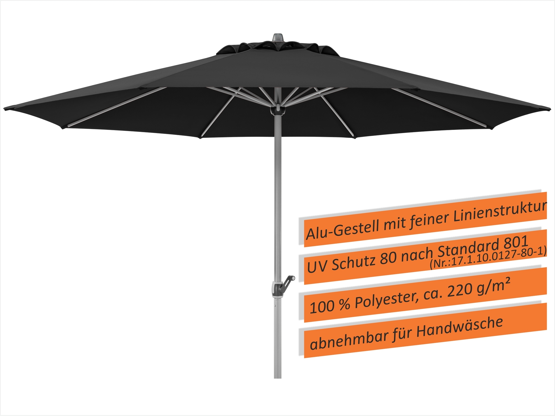 Sonnenschirm Gemini Ø 360/8cm