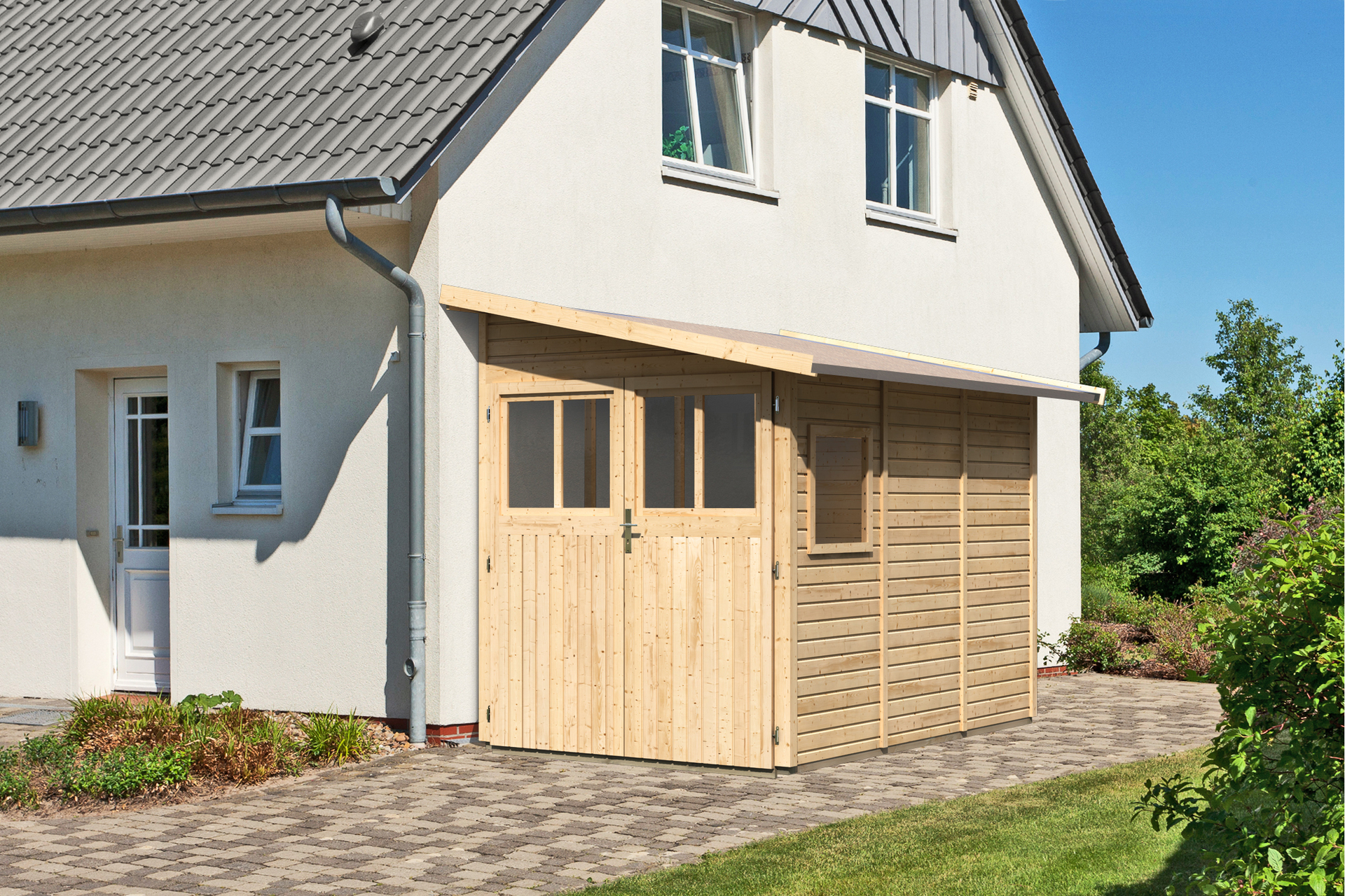 Anbau-Gerätehaus Waabs 3