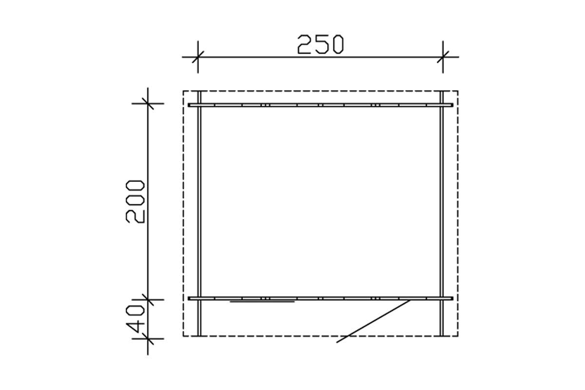 Gartenhaus Porto mit Vordach natur bei leitermann.de günstig kaufen Gartenhaus Porto mit Vordach natur