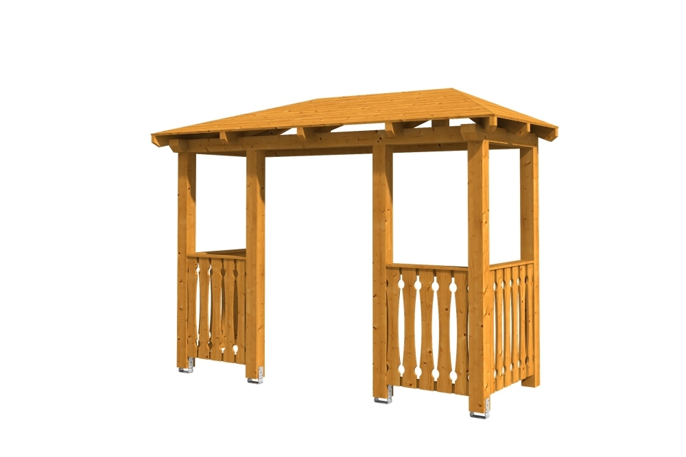 Vordach Wismar 6 Walmdach