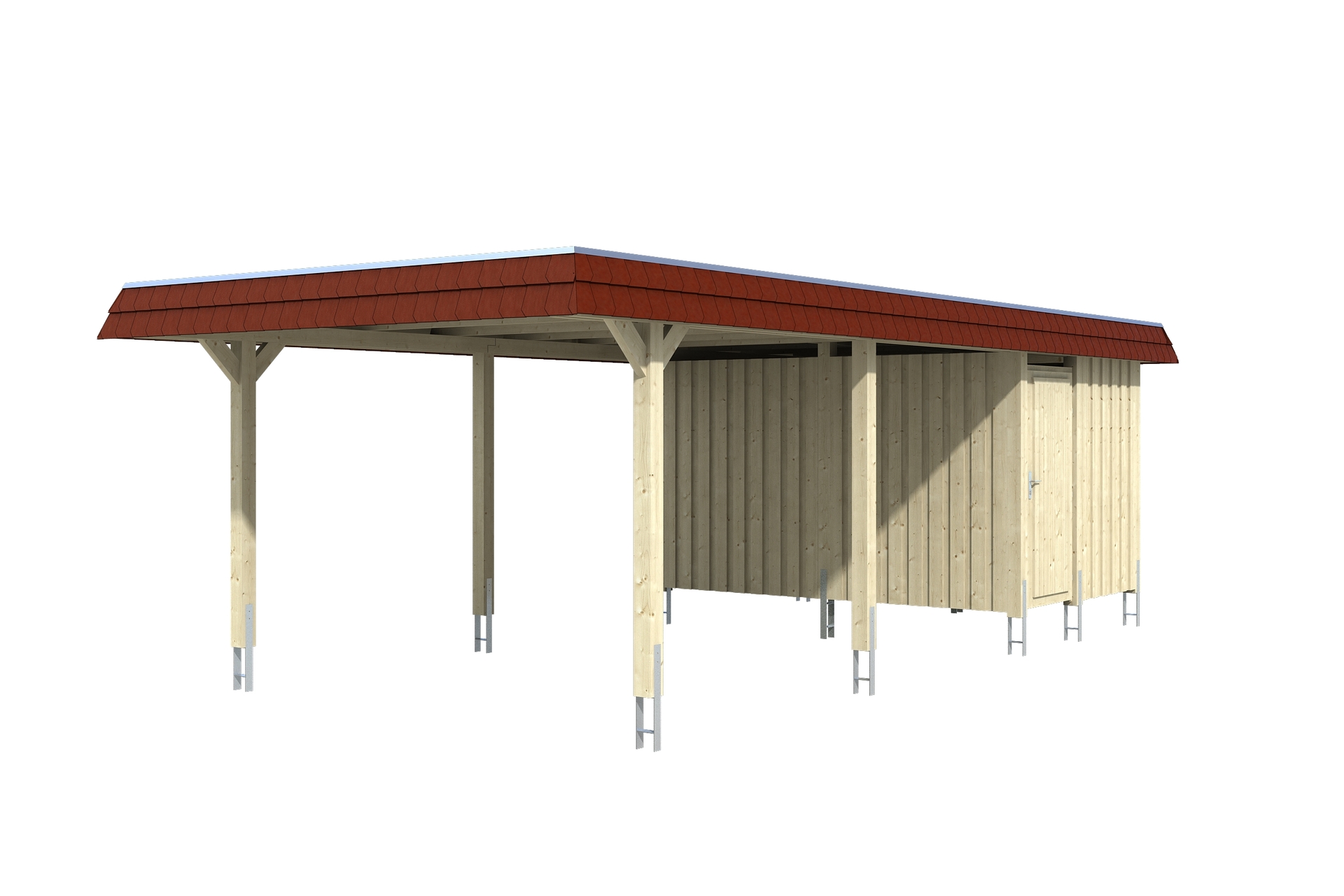 Carport Wendland mit Abstellraum