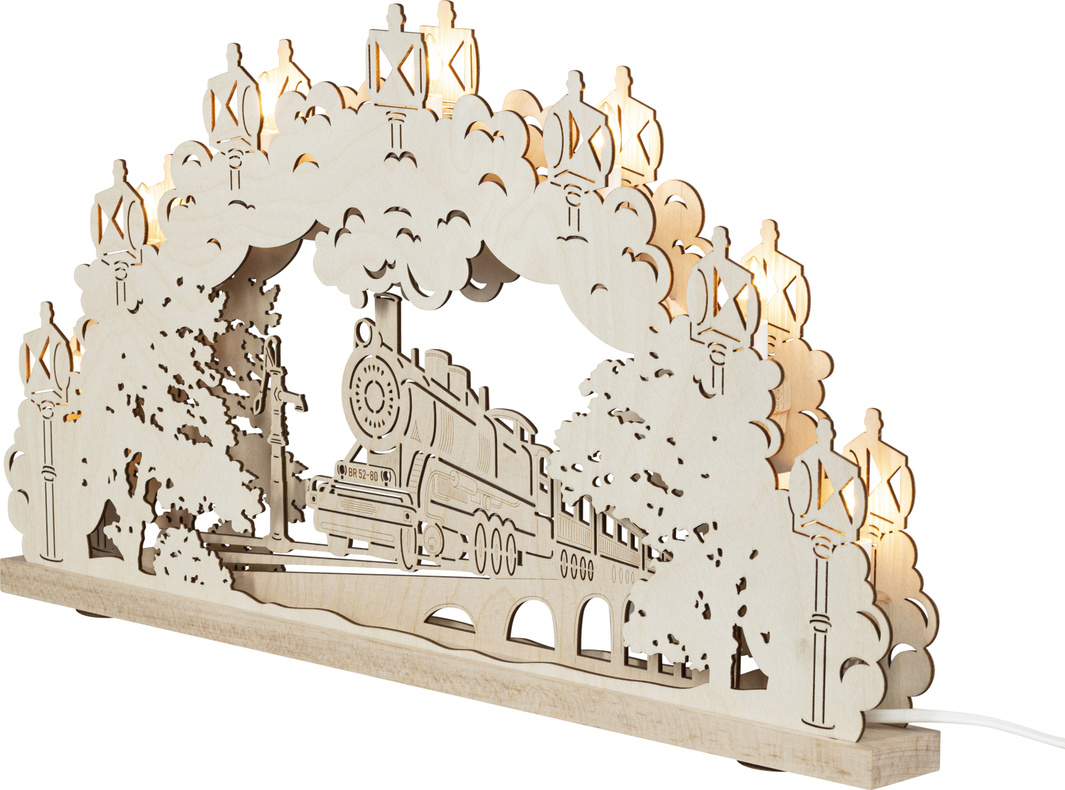 3D-Lichterbogen "Eisenbahnromantik"