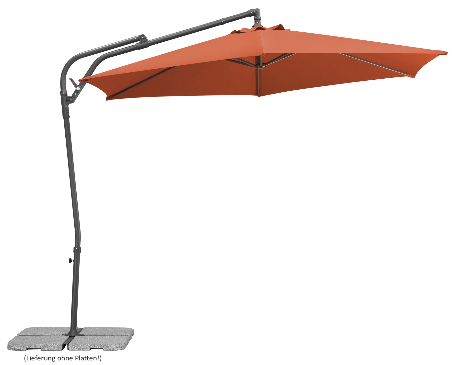 Ampelschirm Genua Ø 300/6cm, sechseckig bei leitermann.de günstig kaufen Ampelschirm Genua Ø 300/6cm, sechseckig