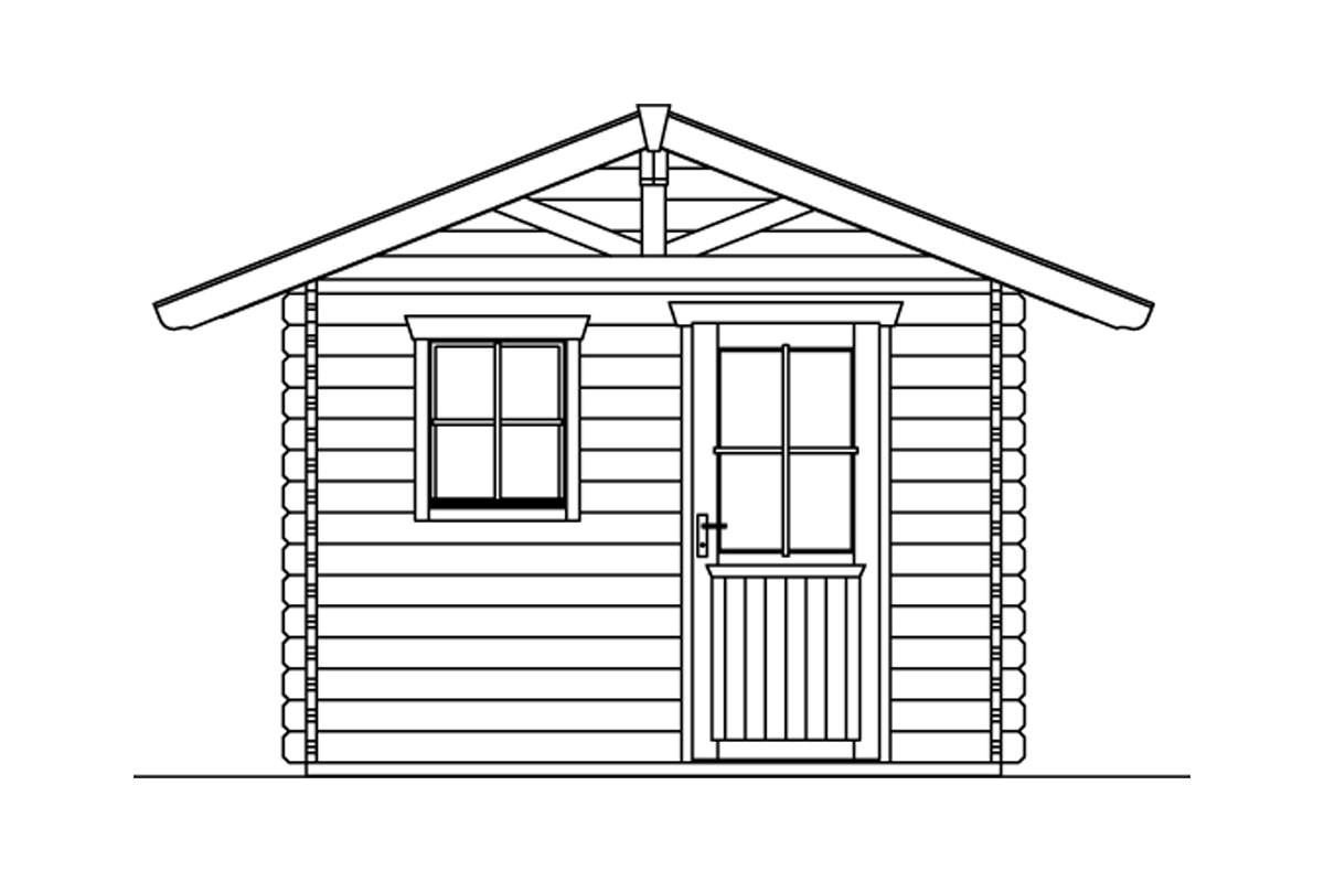 Gartenhaus Arosa natur