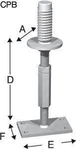 SST Stützenfuß CPS40 STRECKE