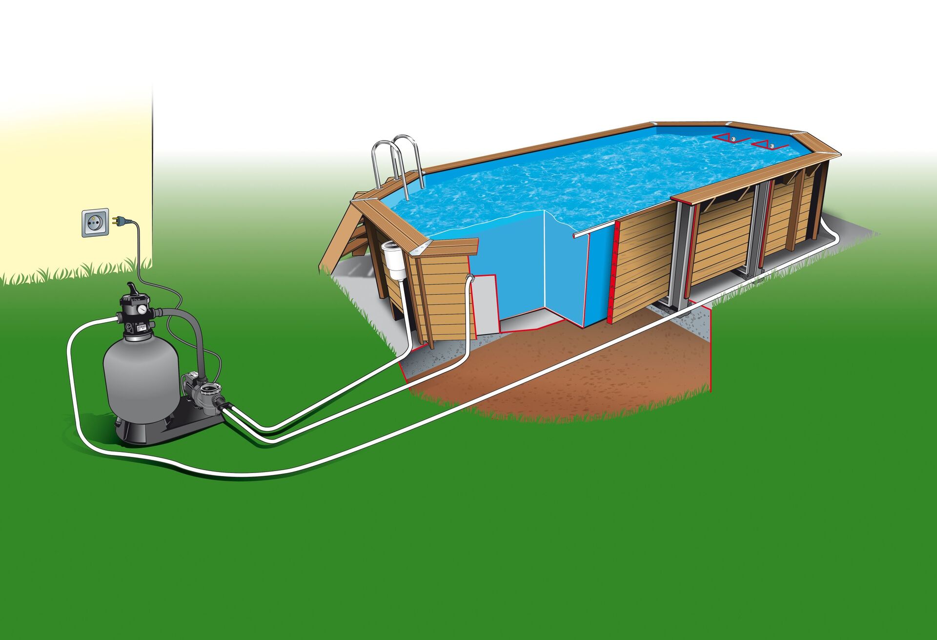 Swimmingpool Azura bei leitermann.de günstig kaufen Swimmingpool Azura