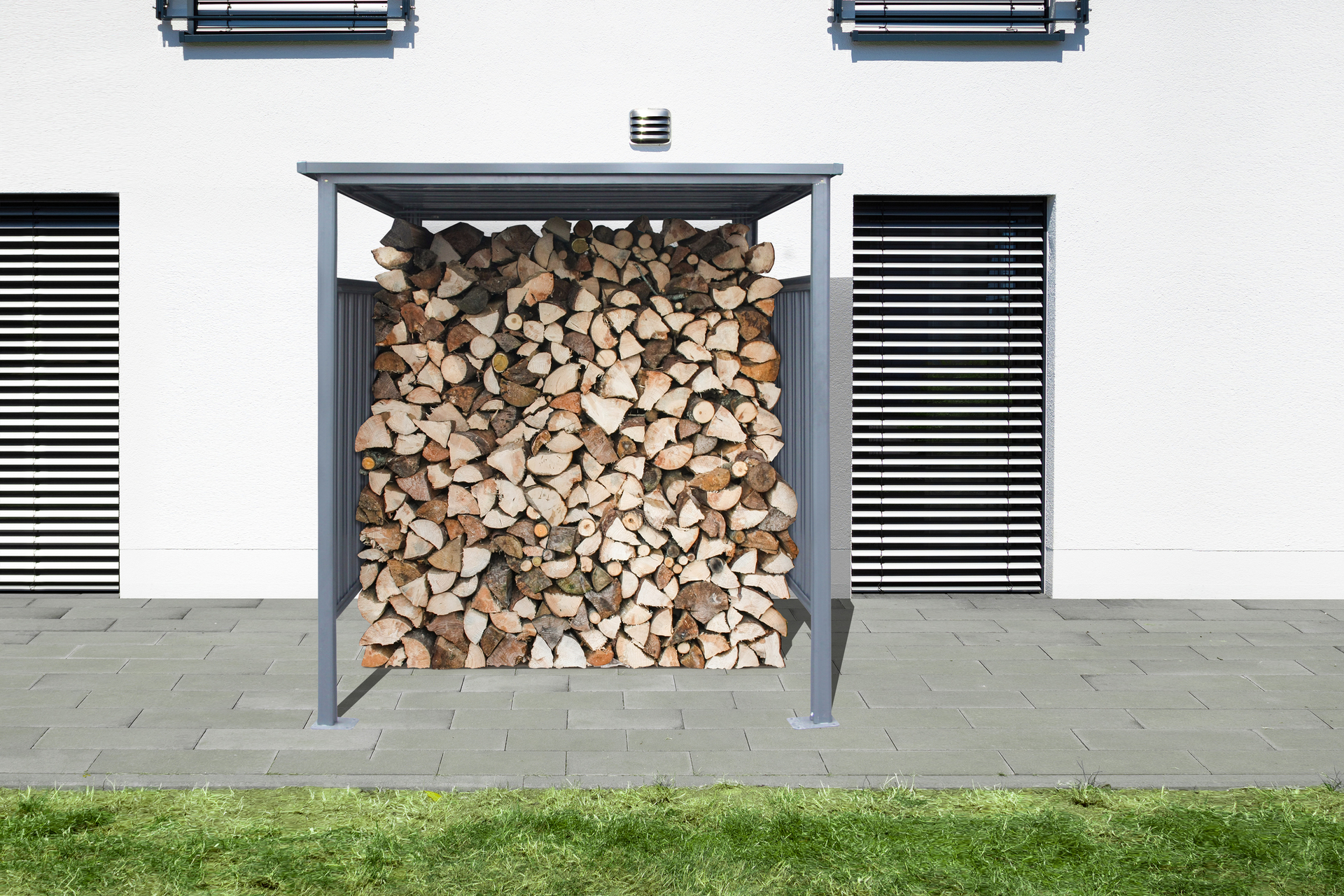 Fahrrad- und Rauchunterstand anthrazit bei leitermann.de günstig kaufen Fahrrad- und Rauchunterstand anthrazit