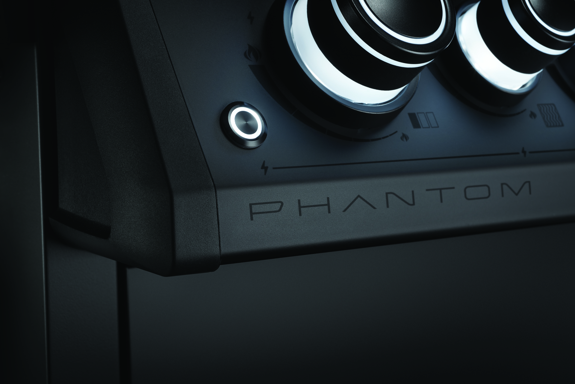 Gasgrill Phantom Rogue SE 425, mit Edelstahl Rosten, Mattschwarz