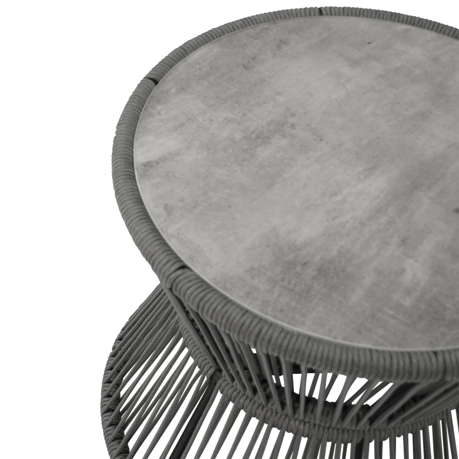 Beistelltisch 56cm rund, mit Glasplatte bei leitermann.de günstig kaufen Beistelltisch 56cm rund, mit Glasplatte